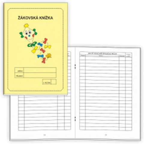 Rubínová Jitka: Žákovská knížka 4. ročník - známkování (žlutá)