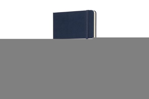 neuveden: Zápisník Moleskine - tvrdé desky, L, tečkovaný - modrý