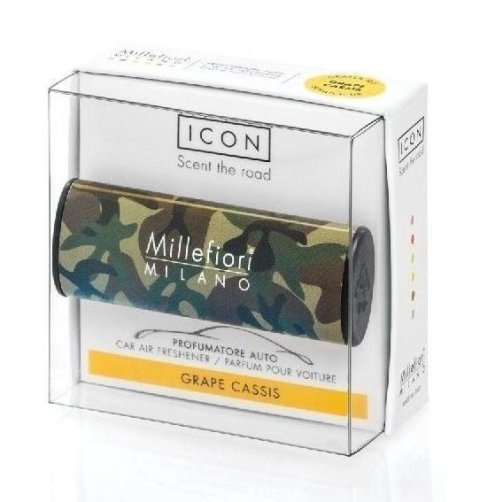 neuveden: Millefiori Milano Icon Grape Cassis / vůně do auta Animalier