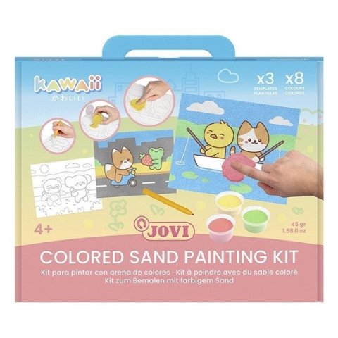 neuveden: JOVI Kawaii PLAYFUN malování pískem sada 12ks