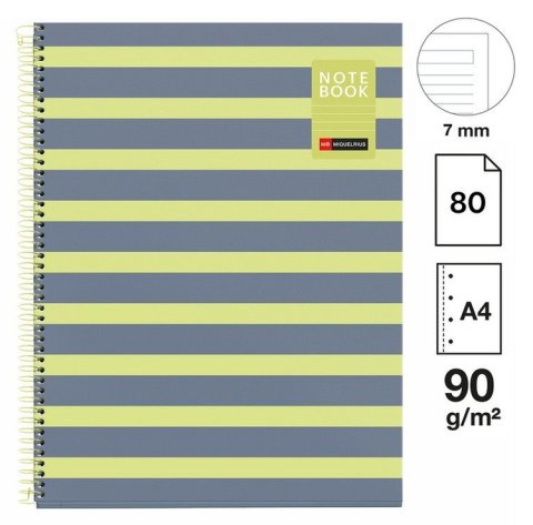 : Poznámkový blok Between the Lines NB-1, A4, 90g, karton, 80 listů, linka, L