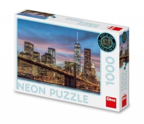 neuveden: Puzzle New York 1000 dílků neon