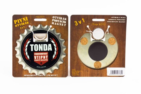 neuveden: Pivní otvírák Tonda neuveden: Pivní otvírák Tonda