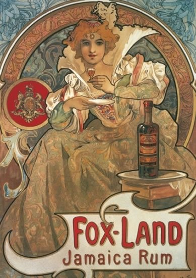 neuveden: Pohled Alfons Mucha – Land, krátký