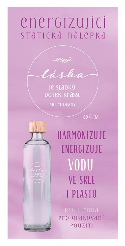 Chinmoy Sri: Energizující statická nálepka průhledná Chinmoy Sri: Energizující statická nálepka průhledná