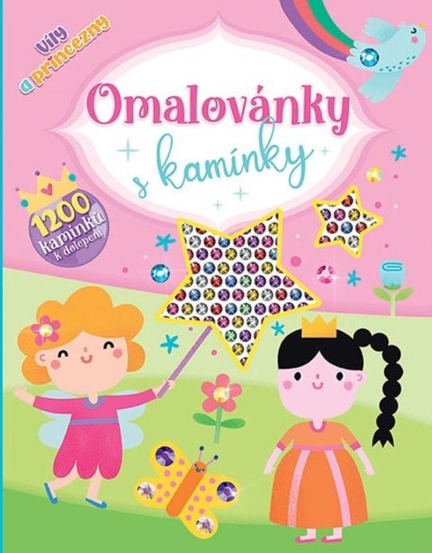 neuveden: Víly a princezny - Omalovánky s kamínky
