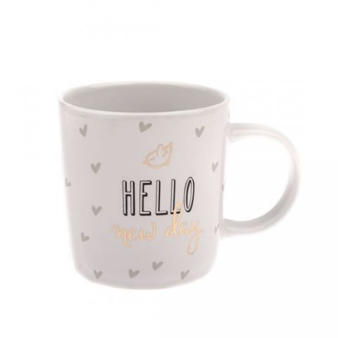 neuveden: Hrnek porcelánový - HELLO 360 ml neuveden: Hrnek porcelánový - HELLO 360 ml