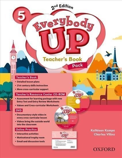 Kampa Kathleen: Everybody Up 5 Teacher´s Book Pack with DVD, Online Practice and Teacher´s 