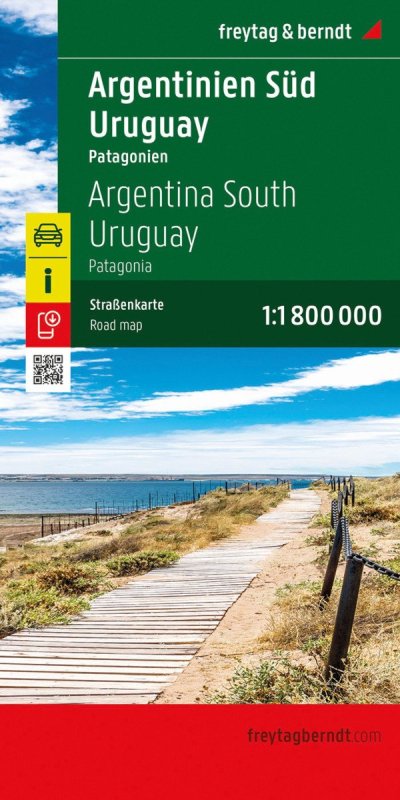 -: Jižní Argentina – Uruguay 1:1 800 000 / automapa