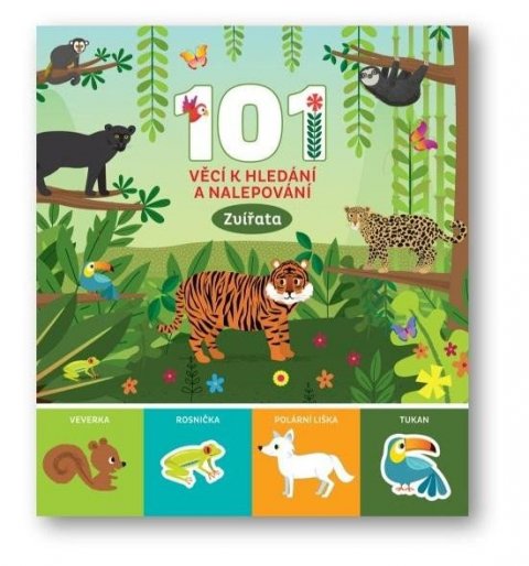 neuveden: 101 věcí k hledání a nalepování Zvířata neuveden: 101 věcí k hledání a nalepování Zvířata