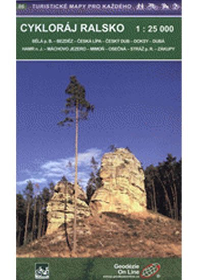 neuveden: Cykloráj Ralsko 1:25T /86 Turistické mapy pro každého