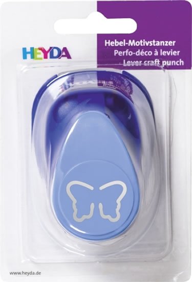 neuveden: HEYDA ozdobná děrovačka 3D velikost L - motýl 2,5 cm