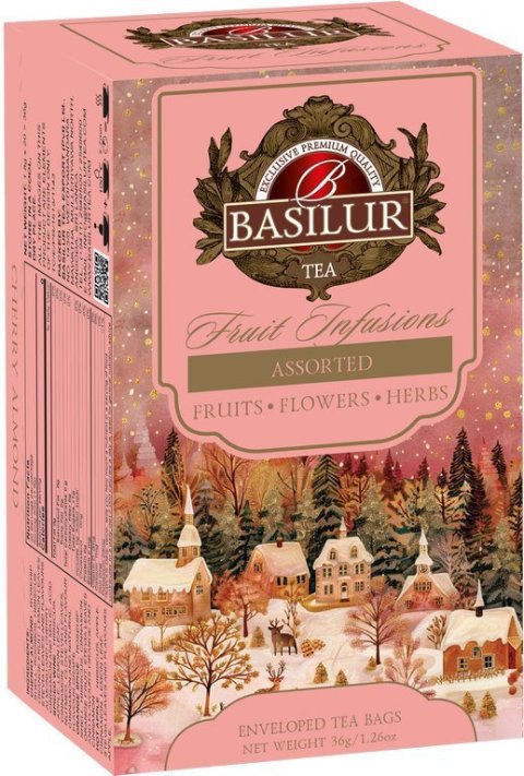 neuveden: BASILUR Christmas Fruit Assorted přebal 20x1,8g