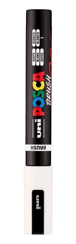 neuveden: Posca popisovač PC-5BR - bílý 1 - 4 mm