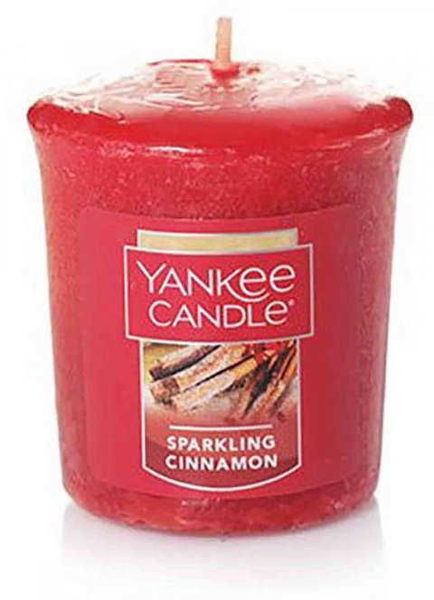 neuveden: YANKEE CANDLE Sparkling Cinnamon svíčka 49g votivní