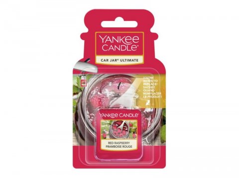 neuveden: YANKEE CANDLE Red Raspberry vůně do auta visačka gelová