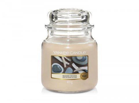 neuveden: YANKEE CANDLE Seaside Woods svíčka 411g neuveden: YANKEE CANDLE Seaside Woods svíčka 411g