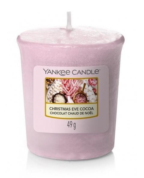 neuveden: YANKEE CANDLE Christmas Eve Cocoa svíčka 49g votivní