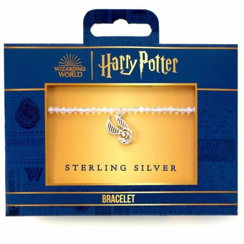 neuveden: Harry Potter Náramek se stříbrným přívěskem - Zlatonka (bílý) neuveden: Harry Potter Náramek se stříbrným přívěskem - Zlatonka (bílý)