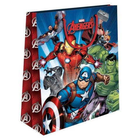 neuveden: Dárková taška Avengers, velikost L (26x32 cm)