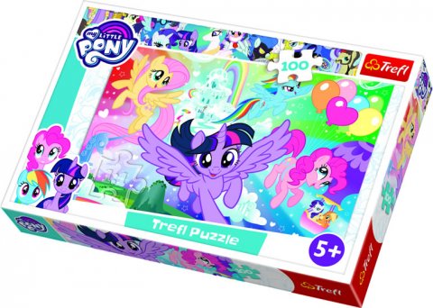 neuveden: Trefl Puzzle My Little Pony - Země duhy / 100 dílků
