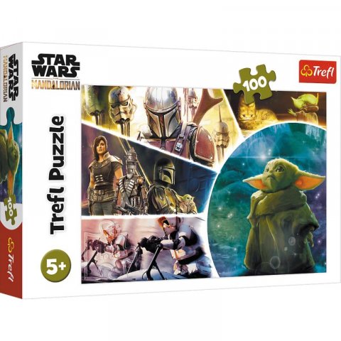 neuveden: Trefl Puzzle Star Wars - The Mandalorian: Baby Yoda / 100 dílků