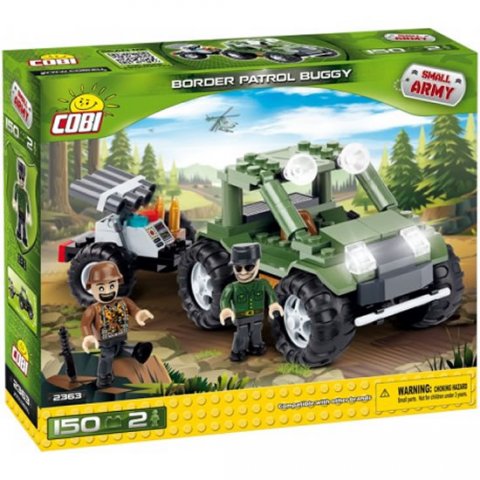 neuveden: Stavebnice COBI 2363 Small Army Hraniční hlídka s buginou/150 kostek+2 figu