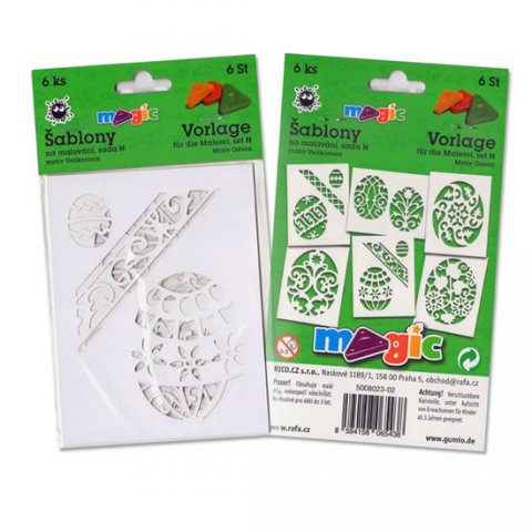 neuveden: MAGIC papírové šablony na malování VELIKONOCE