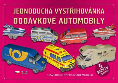 neuveden: Jednoduchá vystřihovánka dodávkové automobily - Stavebnice papírového model neuveden: Jednoduchá vystřihovánka dodávkové automobily - Stavebnice papírového model