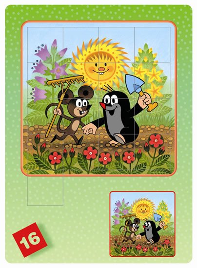 neuveden: Krtek a myška - Maze game (posouvačka/skládačka)