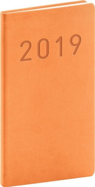 neuveden: Diář 2019 - Vivella Fun - kapesní, oranžový, 9 x 15,5 cm