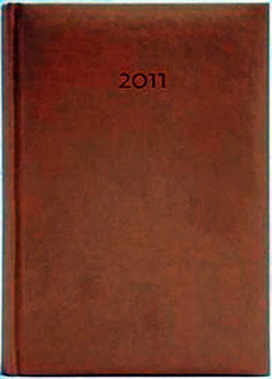 neuveden: Diář 2011 Print denní A5 - oranžová
