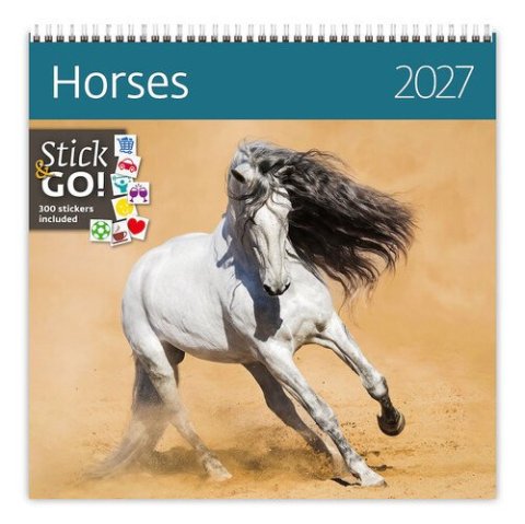 : Kalendář nástěnný 2027 - Horses
