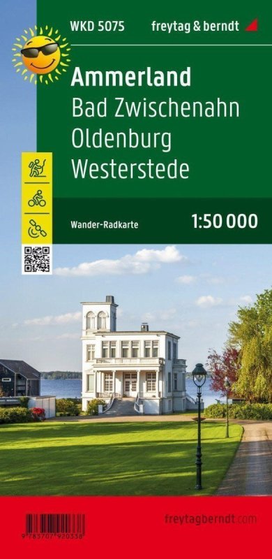 neuveden: Ammerland, Bad Zwischenahn, Oldenburg, Westerstede 1:50 000 / turistická a 