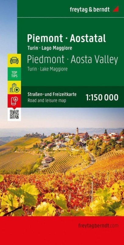 neuveden: Piedmont-Aosta Valley 1:150 000 / automapa