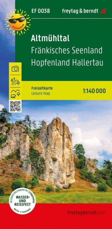 neuveden: Altmühltal 1:140 000 / rekreační mapa