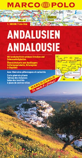 neuveden: Andalusie / mapa