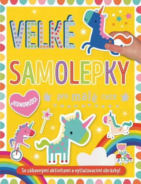 neuveden: Velké samolepky pro malé ruce Jednorožci