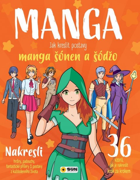 neuveden: Manga - Jak kreslit postavy šonen a šodžo