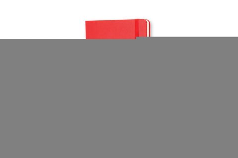 neuveden: Moleskine Zápisník červený L, čtverečkovaný, tvrdý