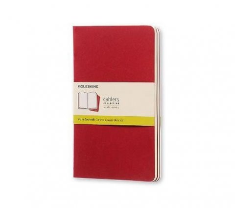 neuveden: Moleskine Sešity 3 ks červené L, čisté neuveden: Moleskine Sešity 3 ks červené L, čisté
