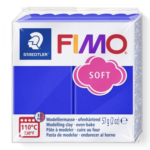 neuveden: FIMO soft 57g - tmavě modrá