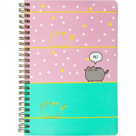 neuveden: Blok A5 kroužkový Pusheen