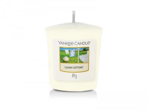 neuveden: YANKEE CANDLE Clean Cotton svíčka 49g votivní