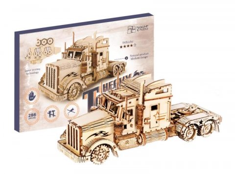 neuveden: NiXiM Dřevěné 3D puzzle - Kamion neuveden: NiXiM Dřevěné 3D puzzle - Kamion