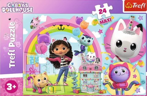 neuveden: Puzzle Gábinin kouzelný domek MAXI/24 dílků