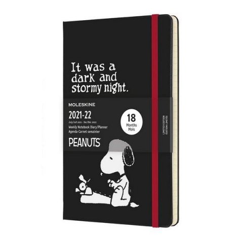 neuveden: Moleskine Snoopy plánovací zápisník 2021-2022 L