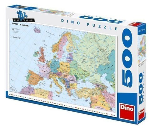 neuveden: Mapa Evropy - puzzle