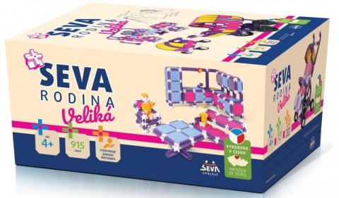 neuveden: Stavebnice SEVA - Rodina Veliká 915 ks