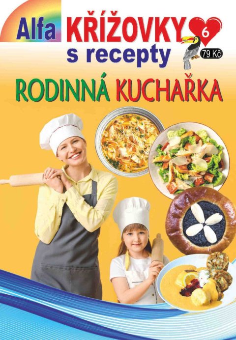 neuveden: Křížovky s recepty  6/2025 - Rodinná kuchařka